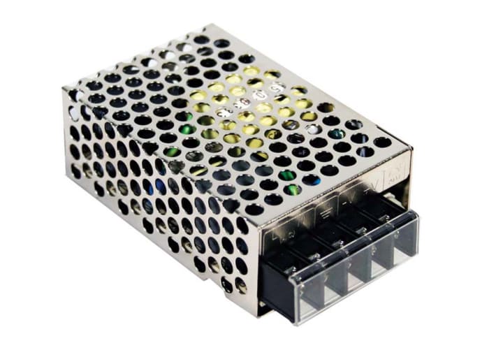 MEAN WELL Switching Power Supply, RS-25-3.3, 3.3V dc, 6A, 19.8W, 1 Output, 125 → 373 V dc, 88 → 264 V ac