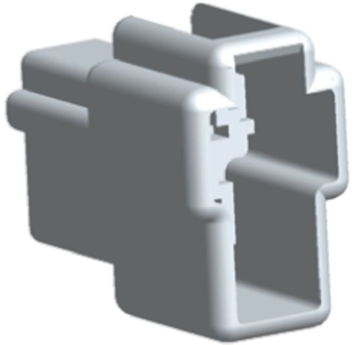TE Connectivity, 172129 Female Crimp Connector Housing, 6mm Pitch, 2 Way, 1 Row