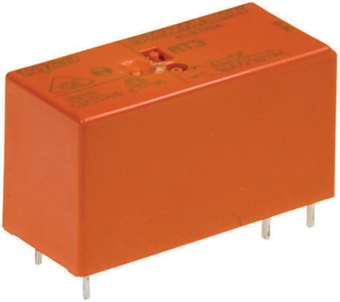 RT334006 TE Connectivity TE Connectivity PCB Mount Power Relay, 6V dc Coil, 16A Switching
