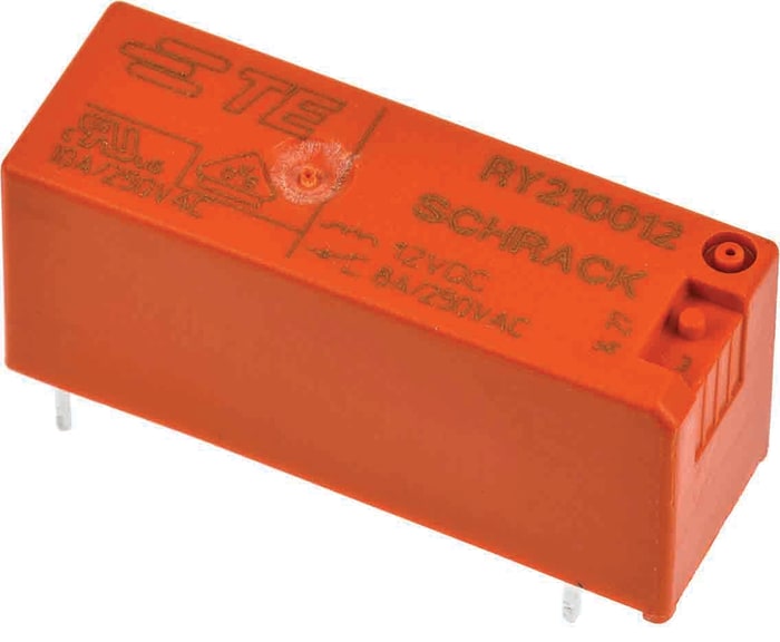 Relais de puissance TE Connectivity RY II, 1 RT, bobine 24V c.c. Montage sur CI