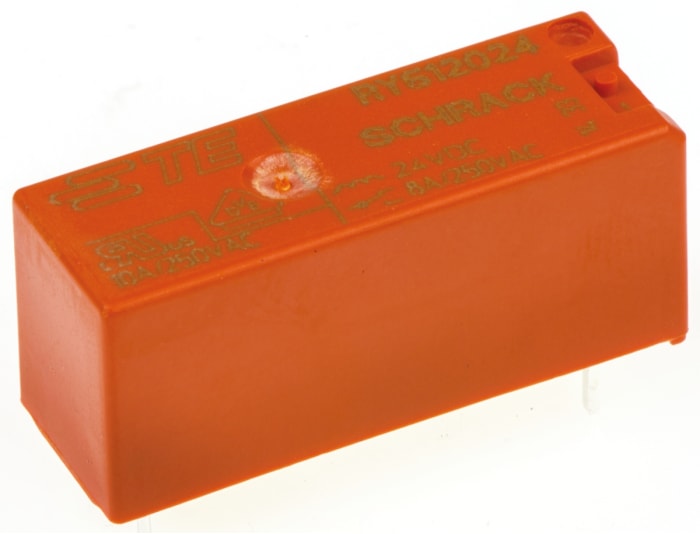 Relais de puissance TE Connectivity RY II, 1 RT, bobine 24V c.c. Montage sur CI