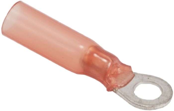 Cosses à œillet TE Connectivity, Isolée, Rouge, 1.65mm², M6