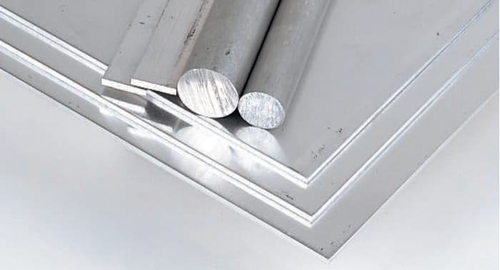 RS PRO HE30 Aluminium Rod, 2-1/2in W, 2-1/2in H, 12in L