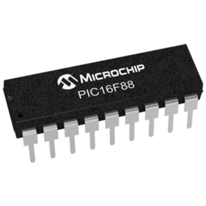 Microchip, 8bit PIC, PIC16F Microcontroller, 20MHz, 7.168 kB, 256 B Flash, 18-Pin PDIP