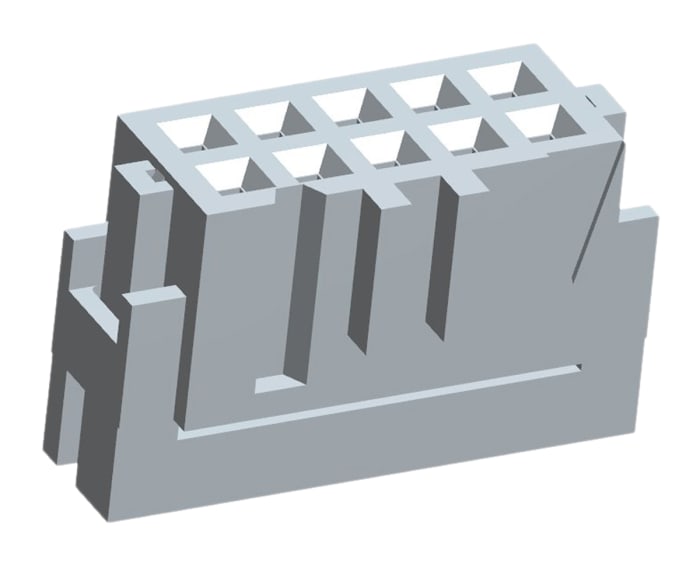 TE Connectivity 10-Way IDC Connector for Cable, 2 Row