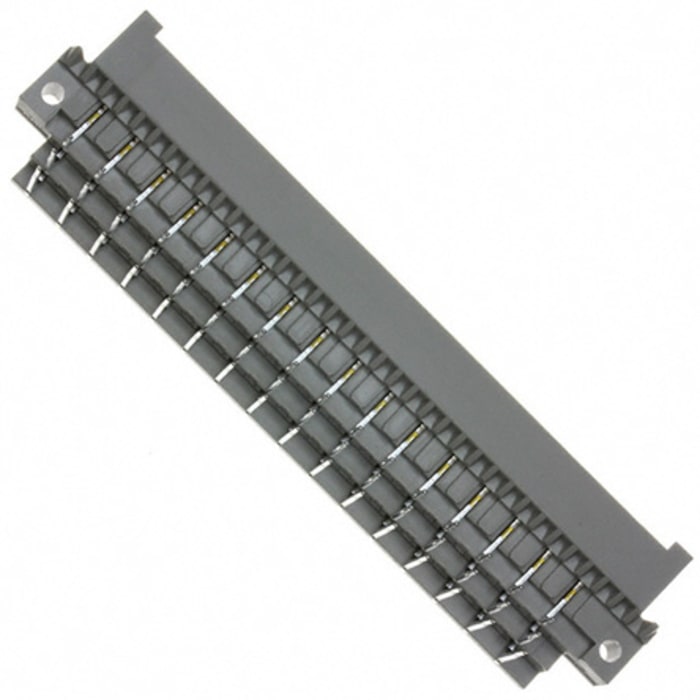 TE Connectivity Eurocard 48 Way 5.08mm Pitch, Type F Class C2, 3 Row, Right Angle DIN 41612 Connector, Plug