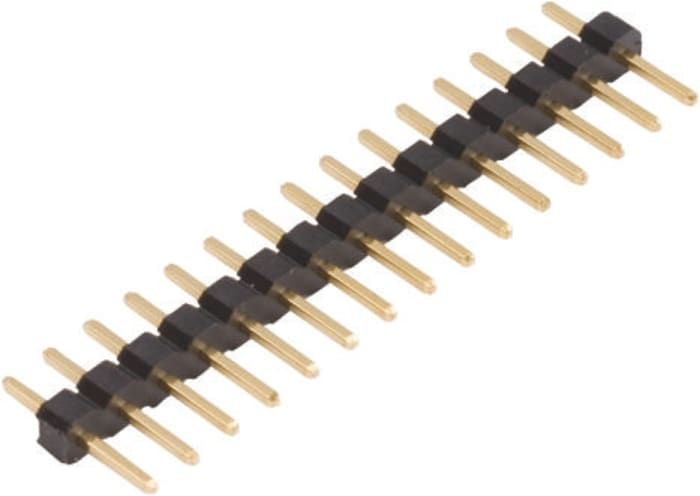 Amphenol Communications Solutions BergStik Series Right Angle Through Hole Pin Header, 36 Contact(s), 2.54mm Pitch, 1
