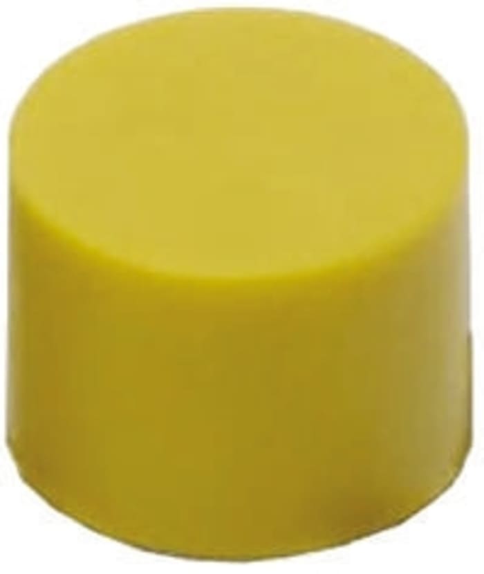 Omron Yellow Tactile Switch Cap for Series B3F-4000, Series B3F-5000, Series B3W-4000, B32-1630