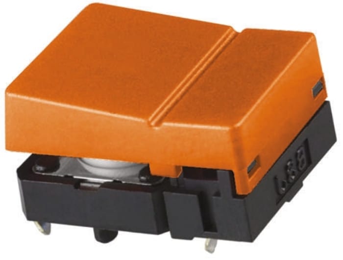 Interrupteur tactile Omron, SPST, Bouton