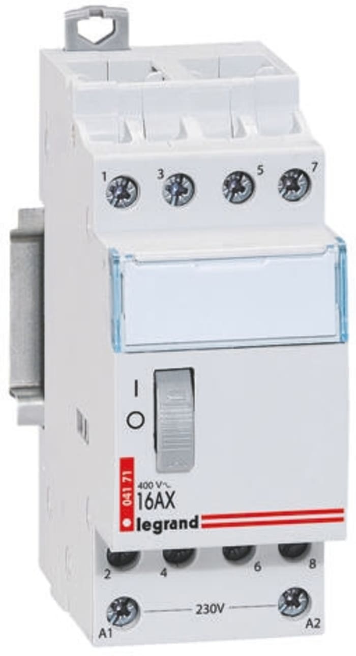 Legrand CX3 Contactor, 230 V ac Coil, 16 A