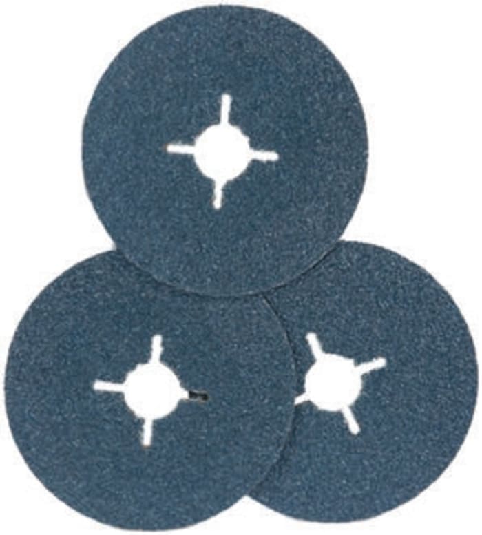 RS PRO Zirconium Dioxide Grinding Disc, 115mm Diameter 80 Grit