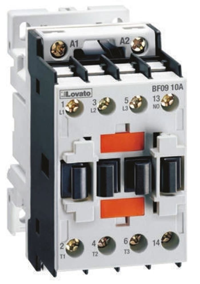 BF1810A110 Lovato | Lovato Orange BF Contactor, 110 V ac Coil, 3-Pole ...