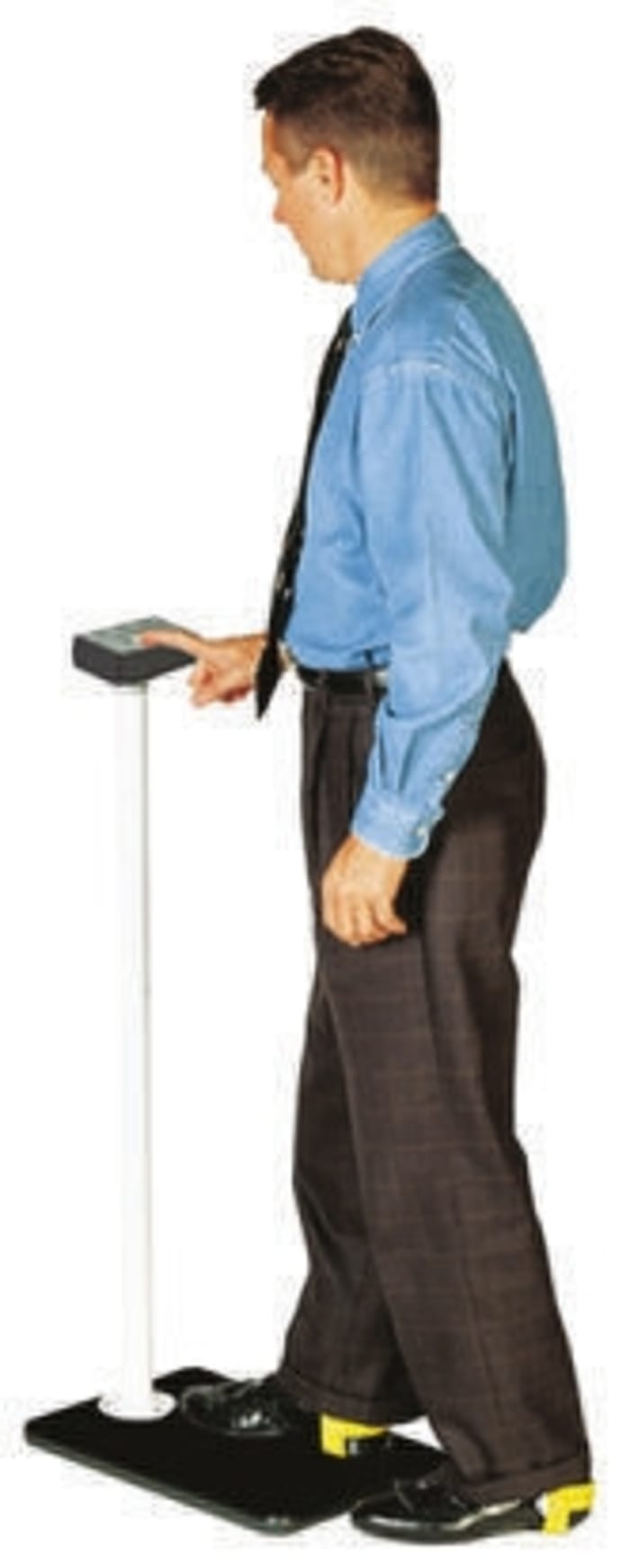 Combo wriststrap footwear tester w/stand