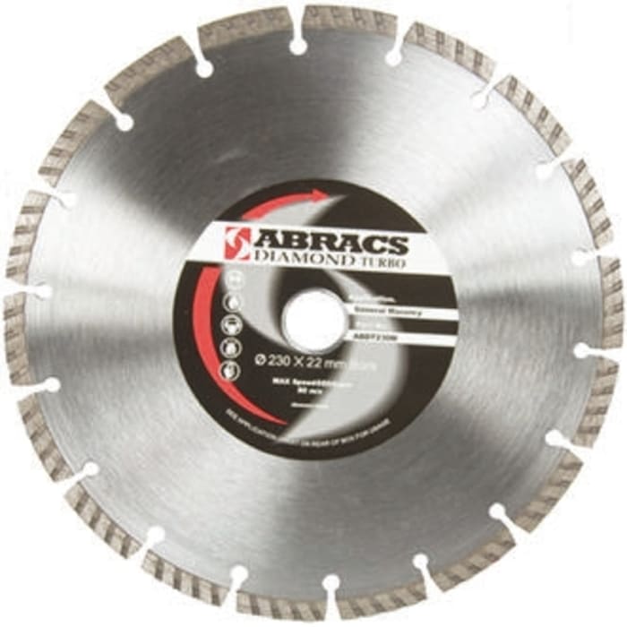 RS PRO 230mm Diamond Tipped Circular Saw Blade, 22mm Arbor