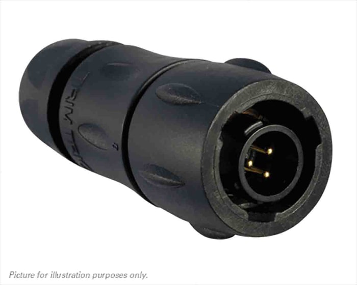 Souriau Sunbank by Eaton Circular Connector, 3 Contacts, Cable Mount, Socket, Male, IP68, IP69K, UTS Series