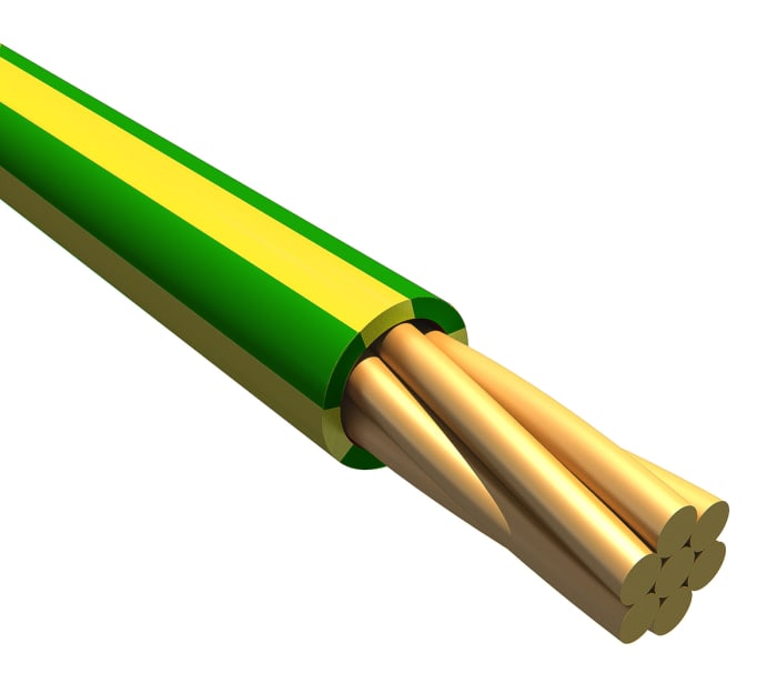 Fils de câblage Alpha Wire UL11028, Ecogen Ecowire, 0,33 mm², Vert/Jaune, 22 AWG, 30m, 600 V