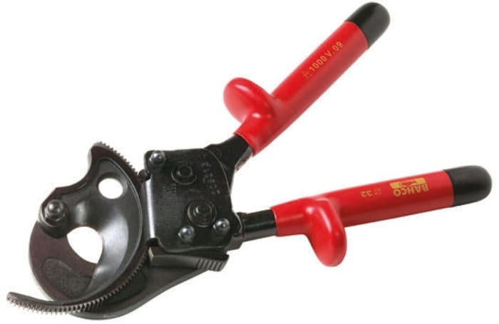 Coupe-câbles à cliquet Bahco, 255 mm, capacité 35mm