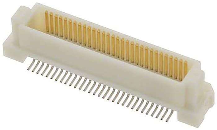 Hirose FunctionMAX FX8C Series Straight Surface PCB Header, 60 Contact(s), 0.6 mm Pitch, 2 Row, Shrouded