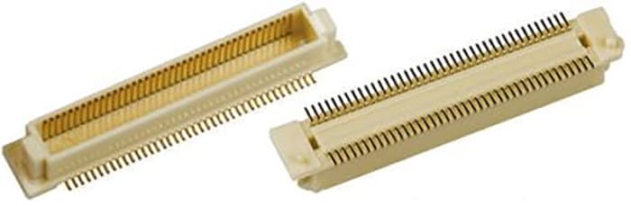 Hirose FunctionMAX FX8C Series Straight Surface Mount PCB Header, 60 Contact(s), 0.6mm Pitch, 2 Row(s), Shrouded