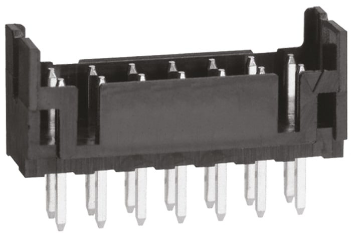 Hirose DF11 Series Straight Through Hole PCB Header, 14 Contact(s), 2.0mm Pitch, 2 Row(s), Shrouded