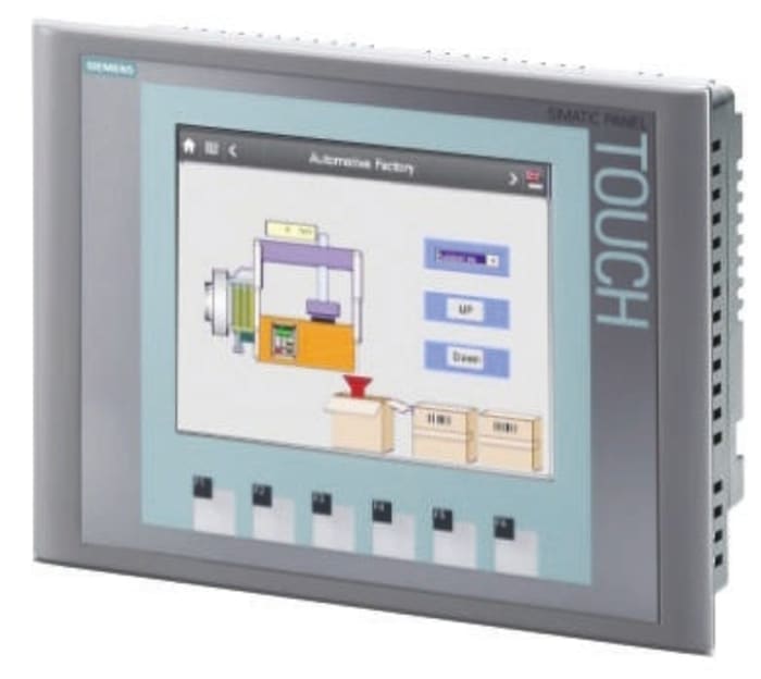 Siemens Backlit LCD, TFT LCD HMI Terminal, Membrane Keyboard, 24 V dc Supply, 214 x 158 x 50.2 mm