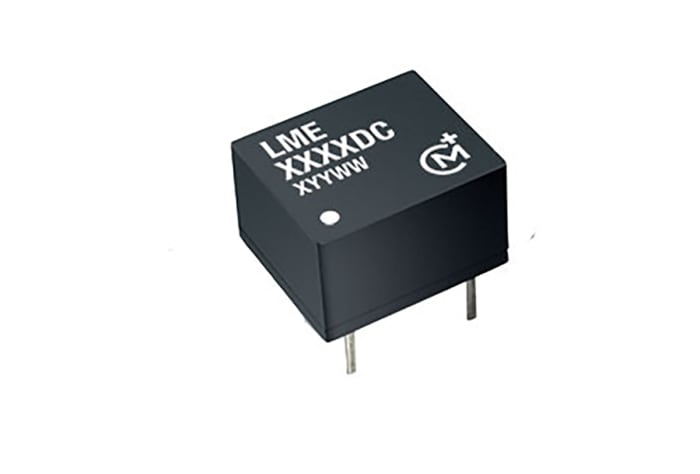 DC-DC převodník 0.25W, výstup: 5V dc 50mA 1kV dc, Vin 4,5 → 5,5 V DC