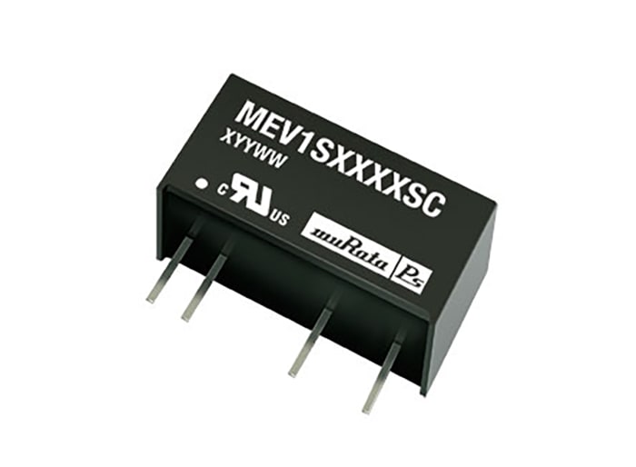 Murata İzoleli DC-DC Dönüştürücüsü, 10,8 → 13,2 V dc / 12V dc, 1W, G/Ç İzolasyonu: 3kV dc