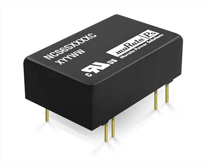 Murata Power Solutions NCS6 DC-DC Converter, 15V dc/ 400mA Output, 9 → 36 V dc Input, 6W, Through Hole, +85°C