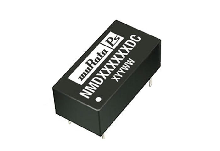 Murata Power Solutions NMD Isolated DC-DC Converter, 5V dc/ 100mA Output, 4.5 → 5.5 V dc Input, 1W, Through
