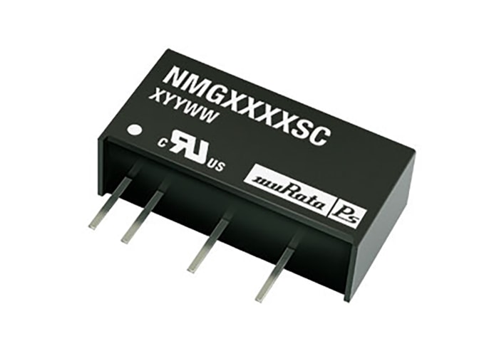 Murata Power Solutions NMG DC-DC Converter, 12V dc/ 167mA Output, 4.5 → 5.5 V dc Input, 2W, Through Hole, +85°C