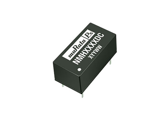 Murata Power Solutions NMH DC-DC Converter, ±15V dc/ ±67mA Output, 21.6 → 26.4 V dc Input, 2W, Through Hole,