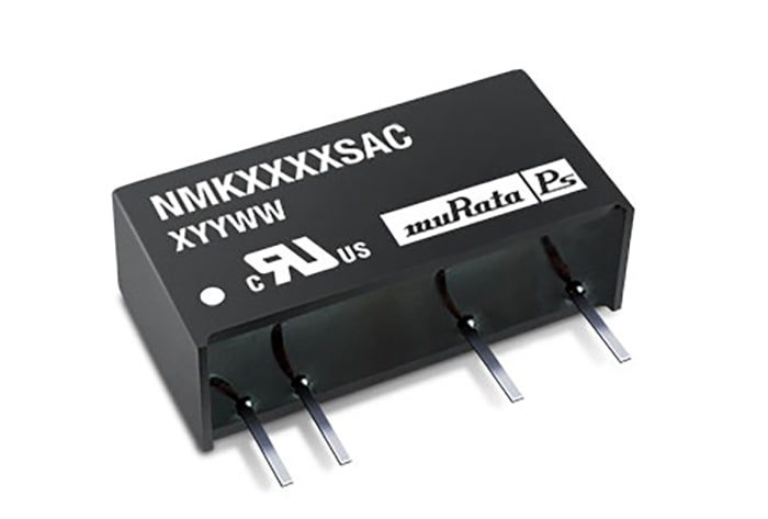 Murata Power Solutions NMK DC-DC Converter, 12V dc/ 167mA Output, 4.5 → 5.5 V dc Input, 2W, Through Hole, +85°C