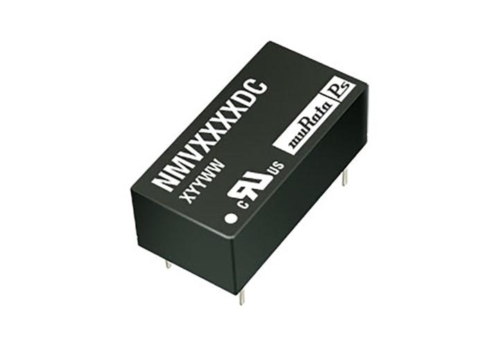 Murata Power Solutions NMV DC-DC Converter, ±15V dc/ ±33mA Output, 10.8 → 13.2 V dc Input, 1W, Through Hole,
