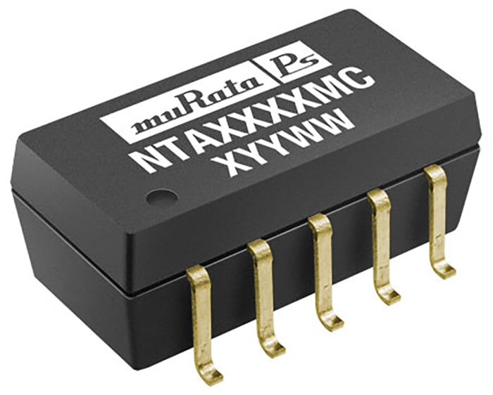Murata Power Solutions NTA DC-DC Converter, ±12V dc/ ±42mA Output, 10.8 → 13.2 V dc Input, 1W, Surface Mount,