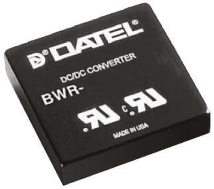 Murata Power Solutions BWR Isolated DC-DC Converter, ±12V dc/ 830mA Output, 9 → 36 V dc Input, 20W, Through