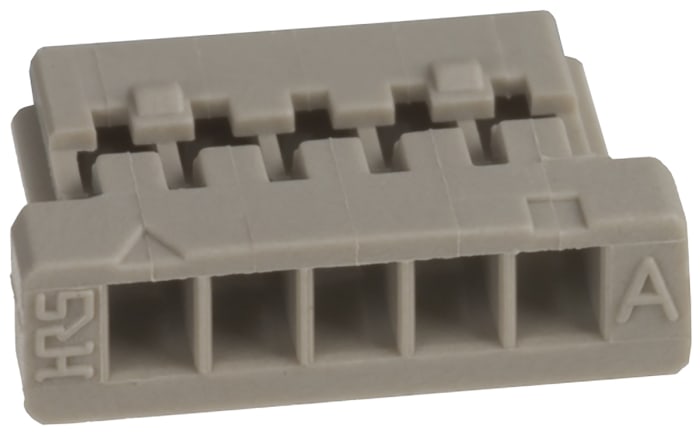 Hirose, DF14 Female Connector Housing, 1.25mm Pitch, 5 Way, 1 Row