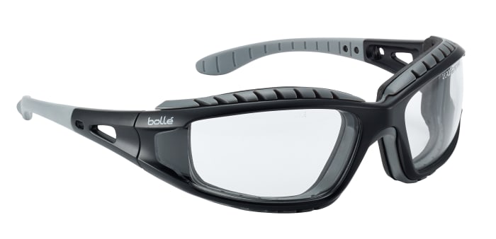 Bolle TRACKER II Anti Mist UV Safety Glasses Clear PC Lens Vented