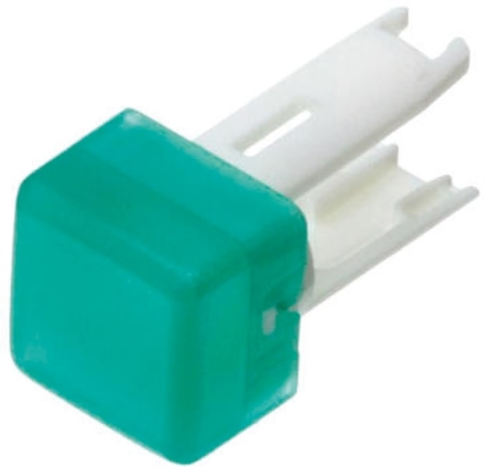 EAO Green Square Push Button Indicator Lens for Use with 18 Series