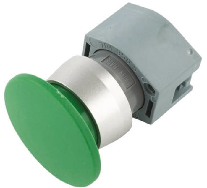 EAO Green Momentary Push Button Head, IP65