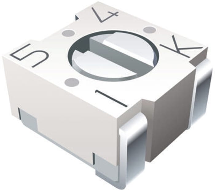 Potentiomètre trimmer Bourns série 3313 20Ω CMS 1 tour Réglage par le dessus