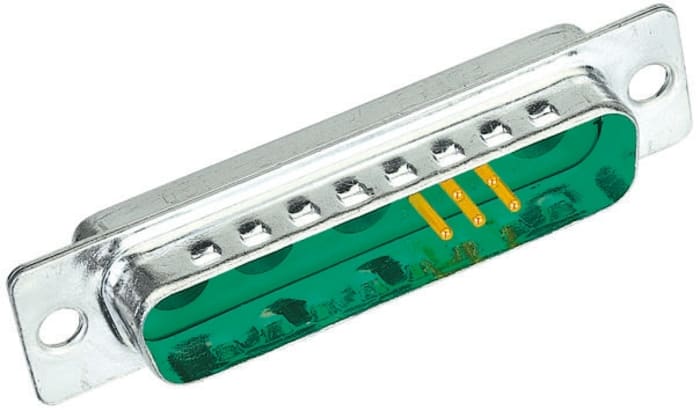 HARTING 13 Way Panel Mount D-sub Connector Plug