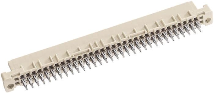 Conector DIN 41612 hembra HARTING de 64 contactos, paso 2.54mm, 2 filas, clase C2