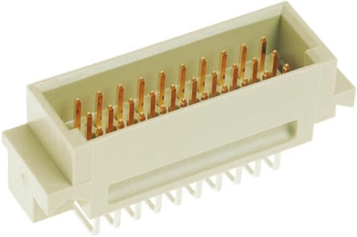 HARTING 30 Way 2.54mm Pitch, Type 3C Class C2, 3 Row, Right Angle DIN 41612 Connector, Plug