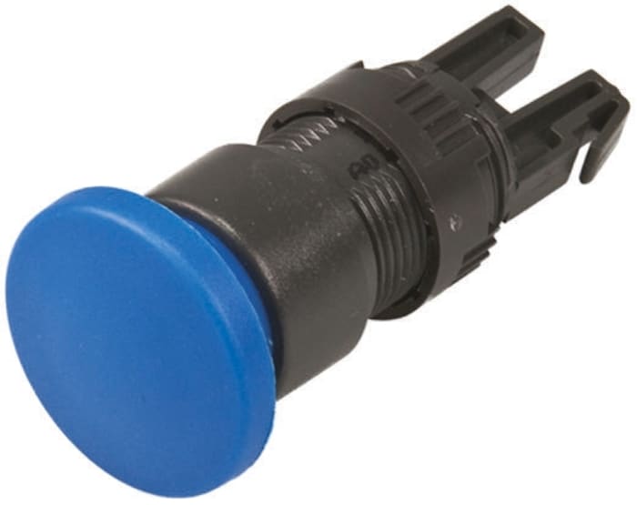 APEM Blue Momentary Push Button Head, IP65