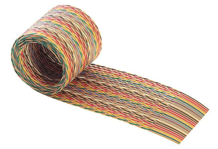 HARTING Twisted Ribbon Cable, 20-Way, 1.27mm Pitch, 30m Length