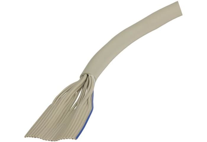 Round flat cable 14-way 30,4m