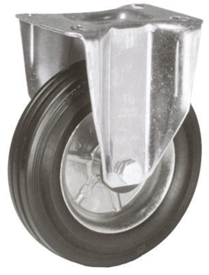 LAG Fixed Castor Wheel, 230kg Capacity, 200mm Wheel