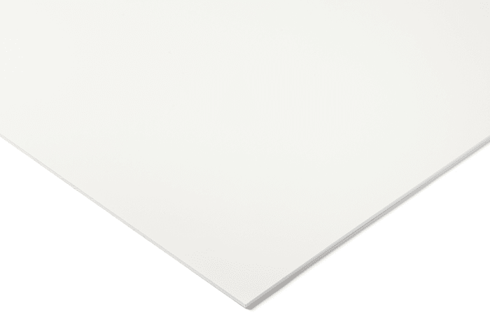 RS PRO White Plastic Sheet, 1.22m x 1.22m x 4mm