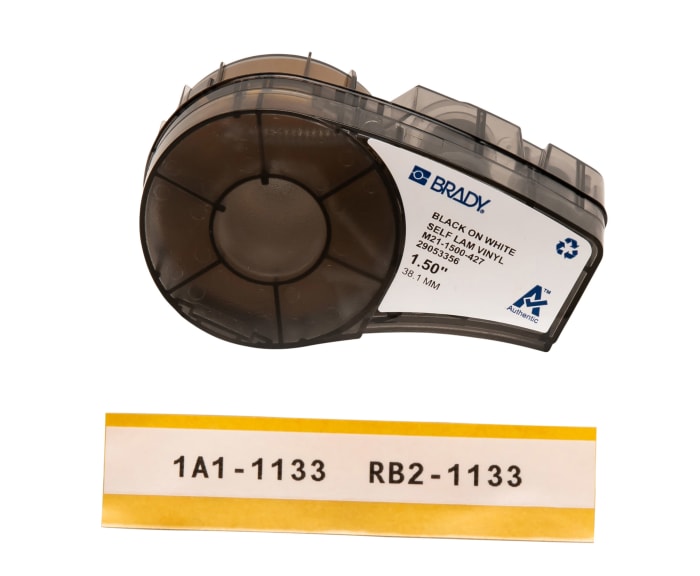 M21-1500-427 Brady | Brady B-427 Self-laminating Vinyl Black ...