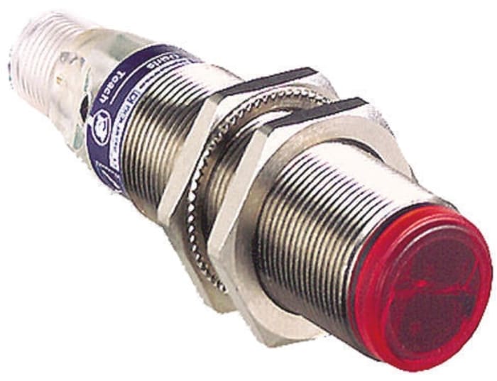 Telemecanique Sensors Multimode Photoelectric Sensor, Barrel Sensor, 120 mm → 15 m Detection Range